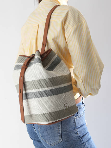 Cross Body Tas Rugzak M Cavalier Toile Etrier Beige cavalier toile ECLT126M ander zicht 2